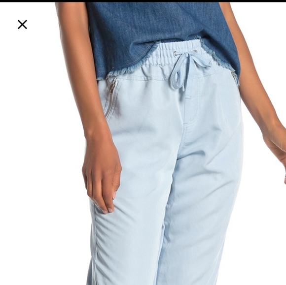 NWT: Pull On Tie Waist Jogger Pants - Picture 2 of 4